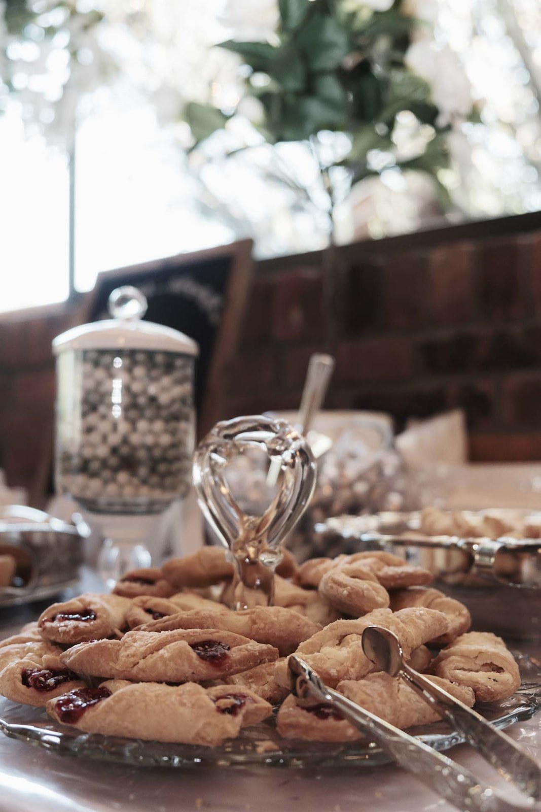 Kolachi-style cookies on a wedding cookie table