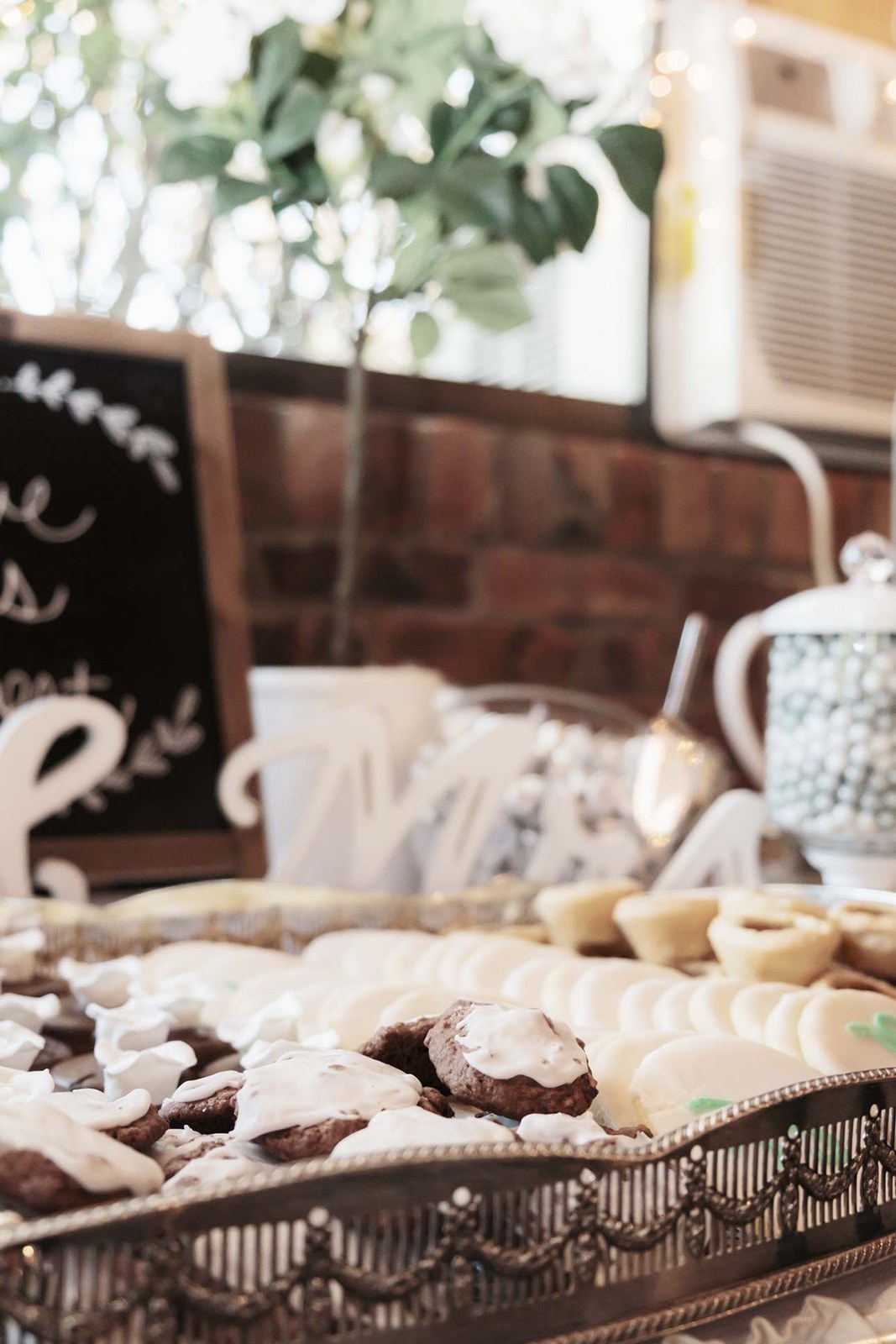 Cookie tray close-up